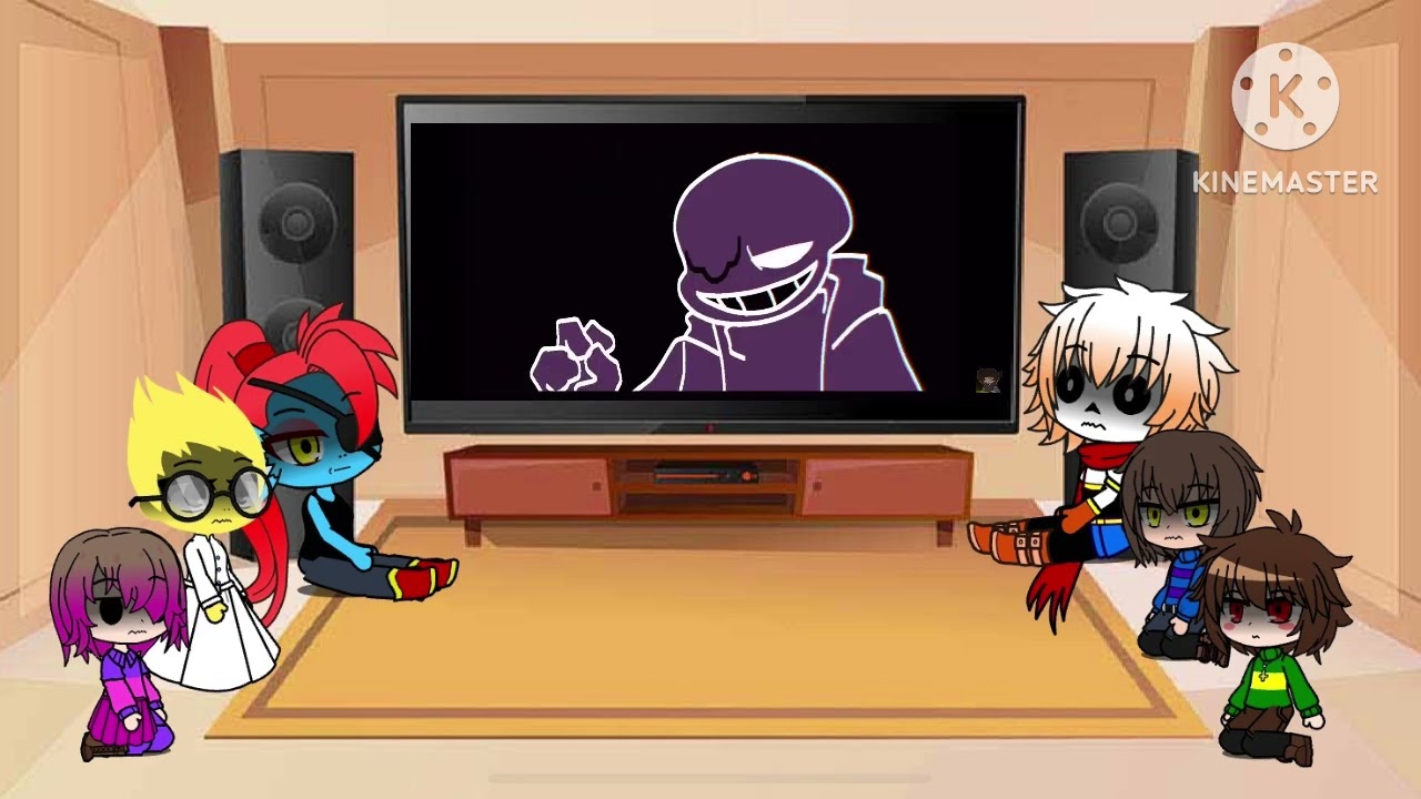 Undertale reacts to Fatal Error vs Nightmare