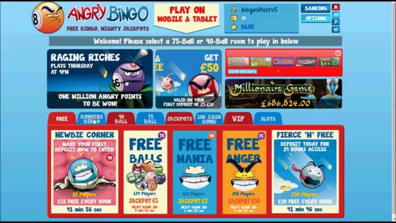 Angry Bingo - Bingosites TV