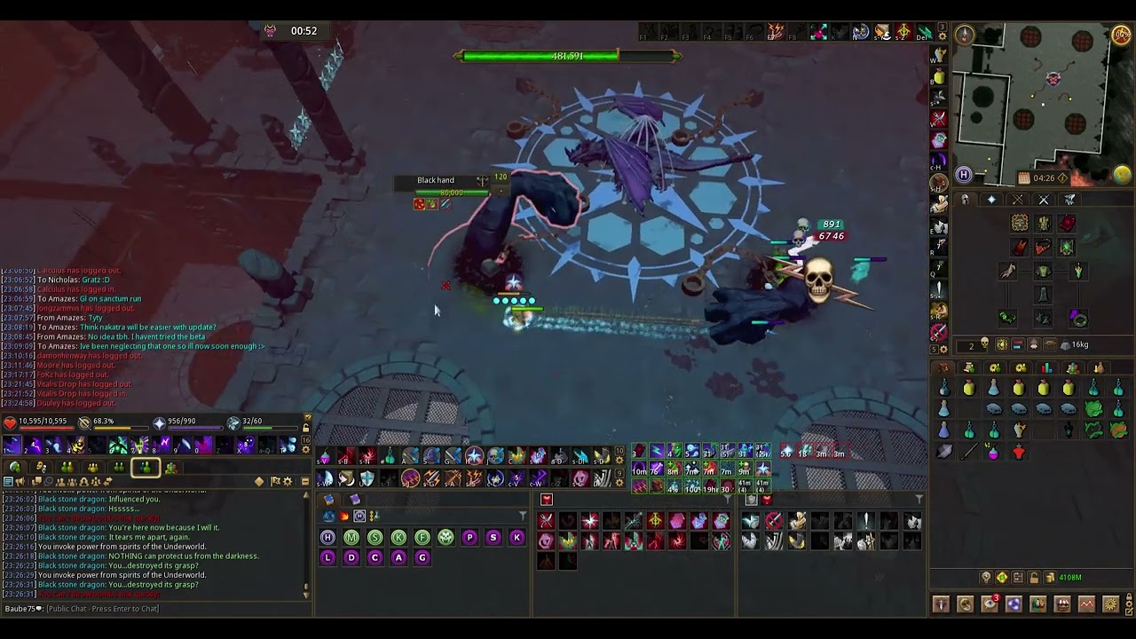 Black stone dragon GM Timer - Necro attempt