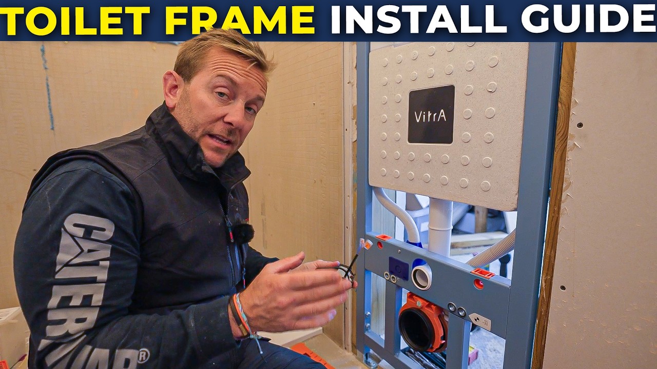 How To Install A Toilet Frame and soil pipe