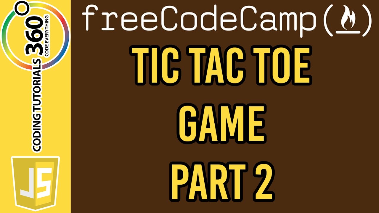 Tic Tac Toe Game Part 2 jQuery: Free Code Camp Advanced Front End Projects