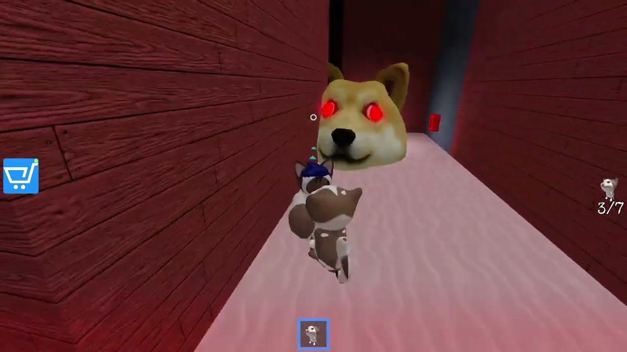 roblox doge head escape all 7 cats