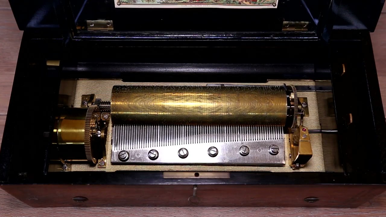JaWo AmpTech antique music box 6 airs