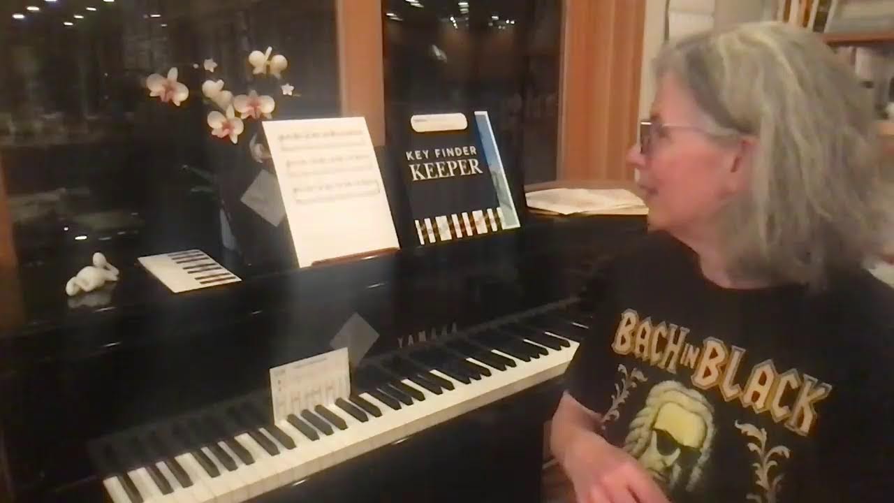 Piano lesson 5-2 using piano key finder cards the bass line of the 6-2-5-1 chord progression