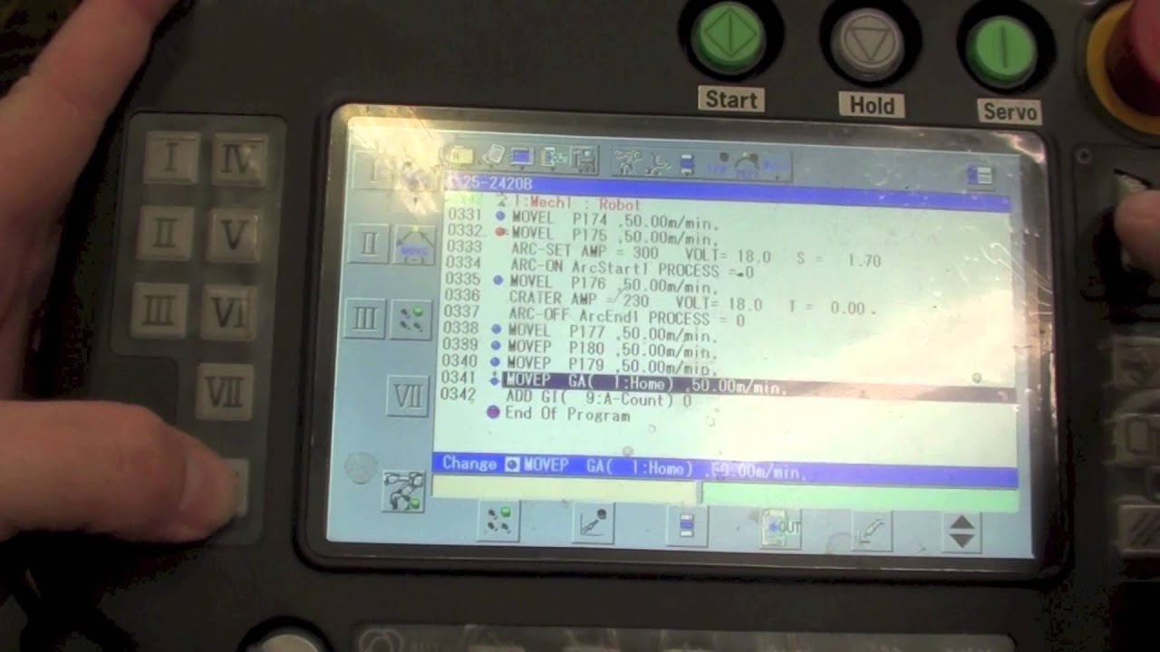 Robotic Welding Training - Performing A Dry Run