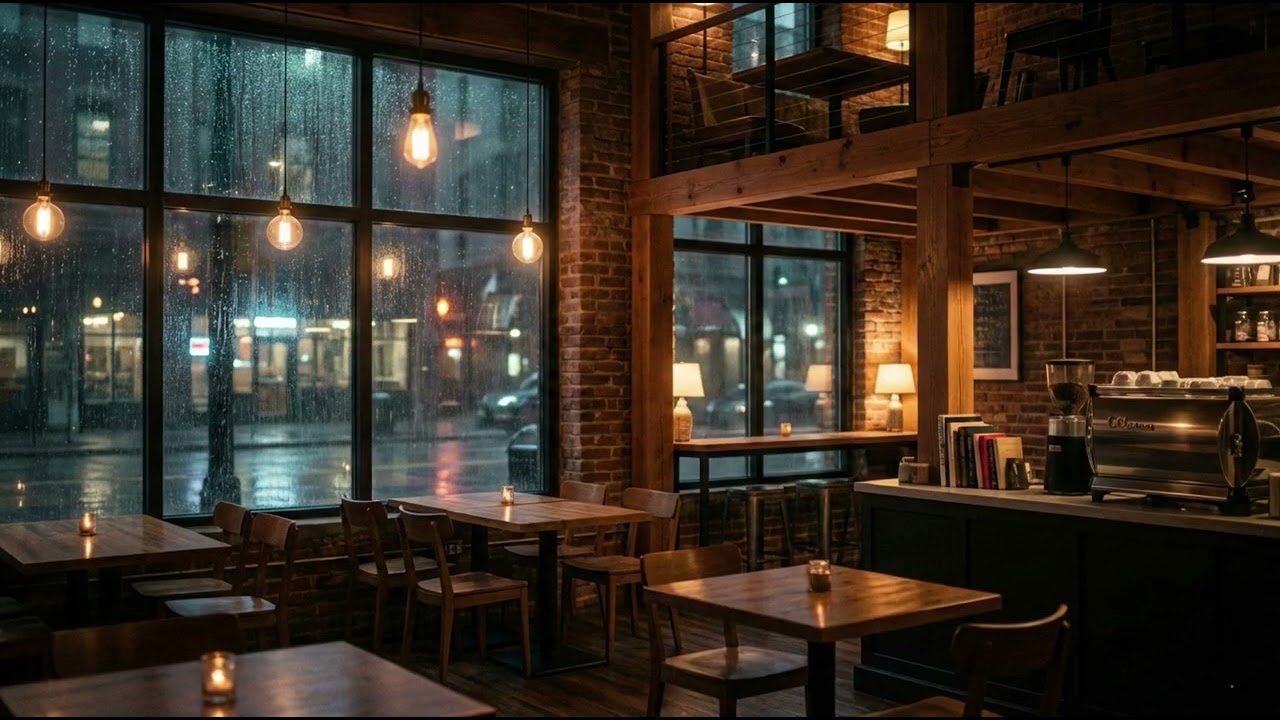 Late Night Coffee Shop ☕ | Chill Lofi Music for Study & Work