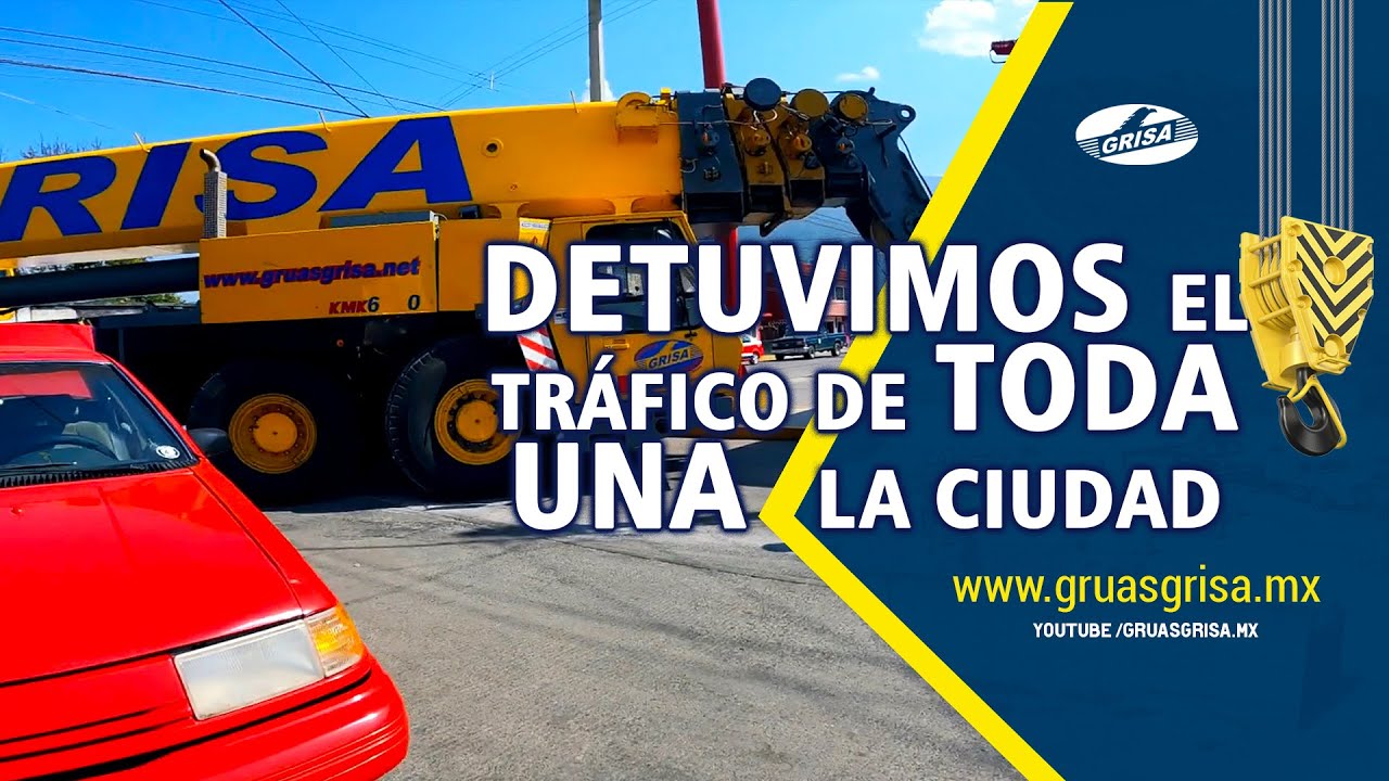 Grúa de 200 toneladas provoca cierre de calles