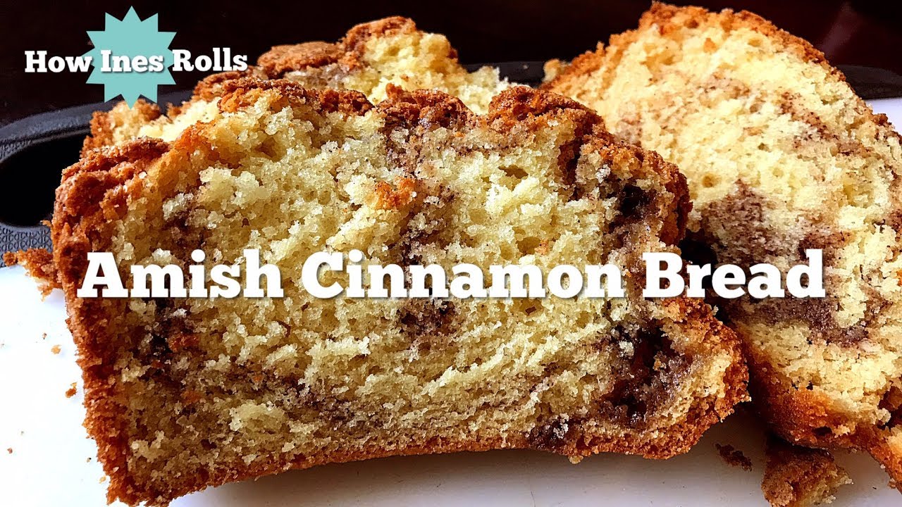 Delicious Amish Cinnamon Bread |  Easy Baking Tutorial | *How Ines Rolls*