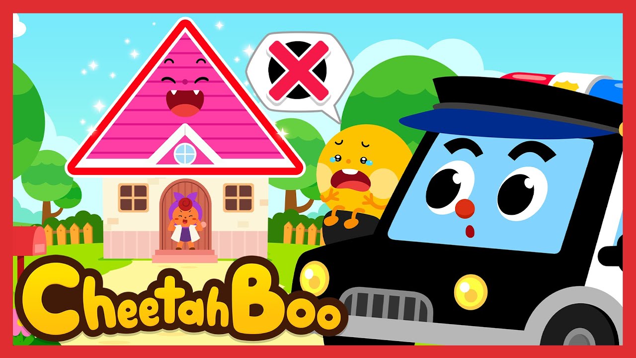 [🎉NEW ] We’re searching for shapes | Rescue Car | Vehicle | Nursery rhymes & Kids Song | #Cheetahboo