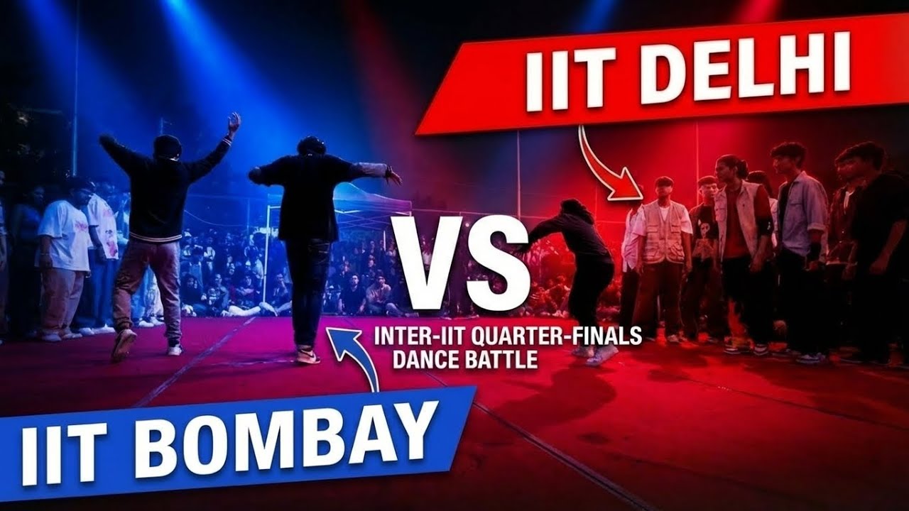 INTER IIT DANCE BATTLE - IIT DELHI VS IIT BOMBAY VS IIT MADRAS #iitdelhi #iit #iitdance