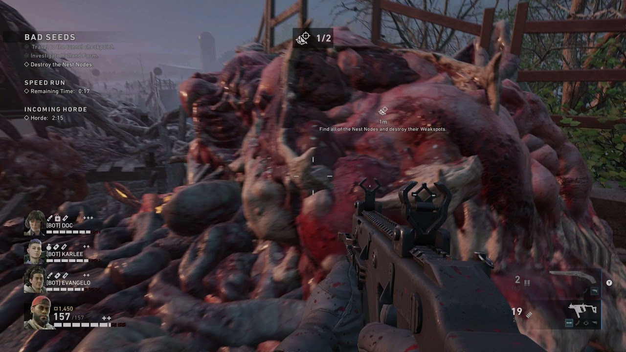 Back 4 Blood - Act 1 Blue Dog Hollow Bad Seeds: Investigate Farm: Destroy The Nest Nodes, Safe House