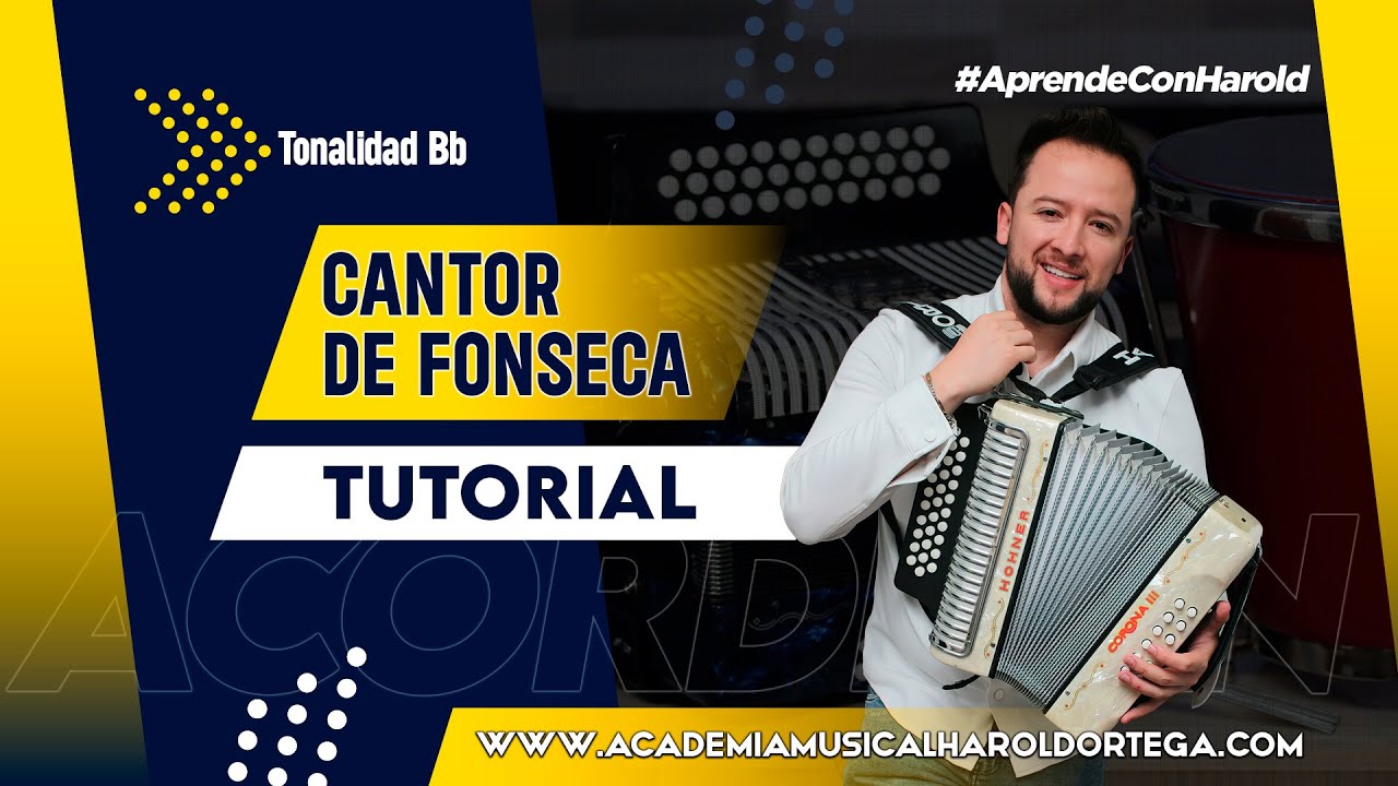 Cantor De Fonseca - Carlos Vives (Tutorial acordeon)