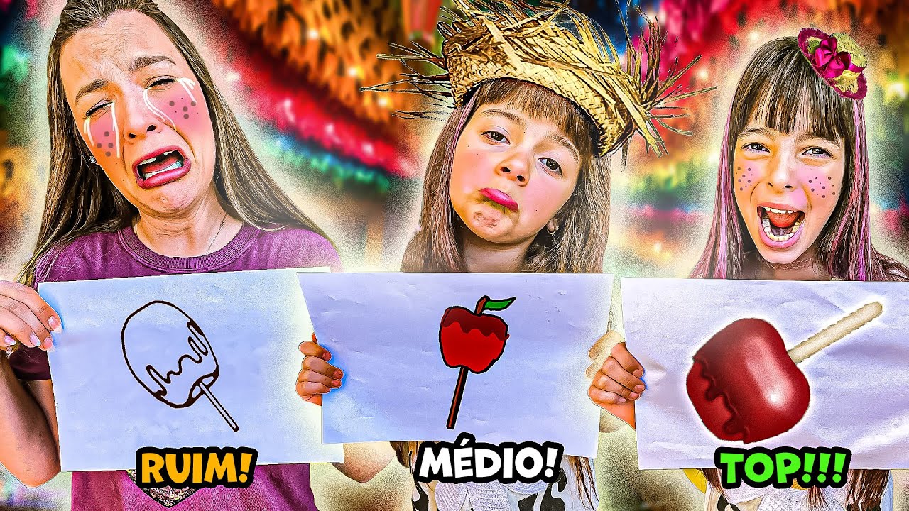 Quem fizer o MELHOR DESENHO de FESTA JUNINA COME!