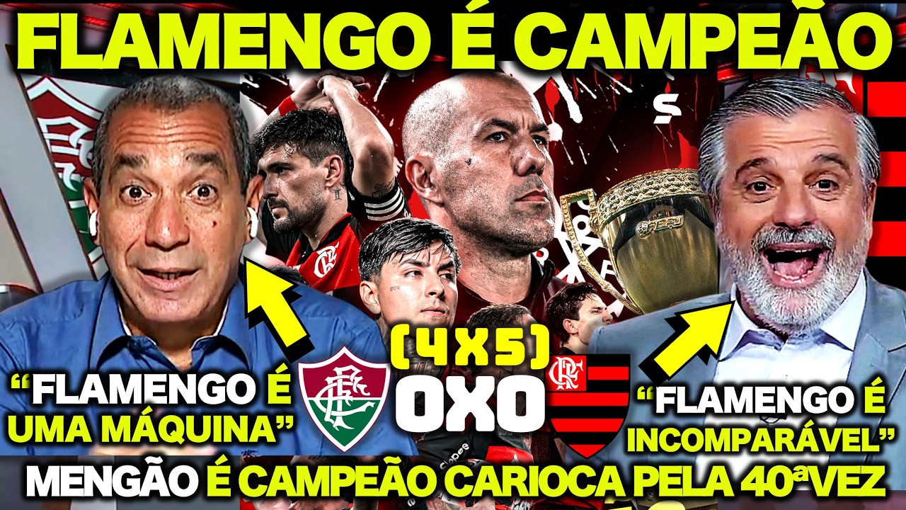 FLAMENGO É CAMPEÃO CARIOCA 2026 ! ZINHO e PASCOAL FORAM a LOUCURA com o FLAMENGO