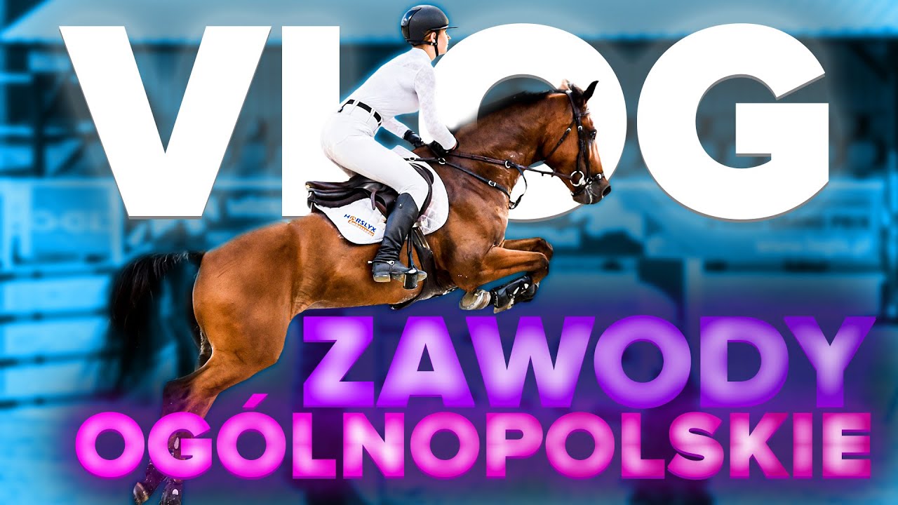 Vlog z Zawodów  w Strzegomiu 😍🐴 🏆*PADAŁ ŚNIEG *
