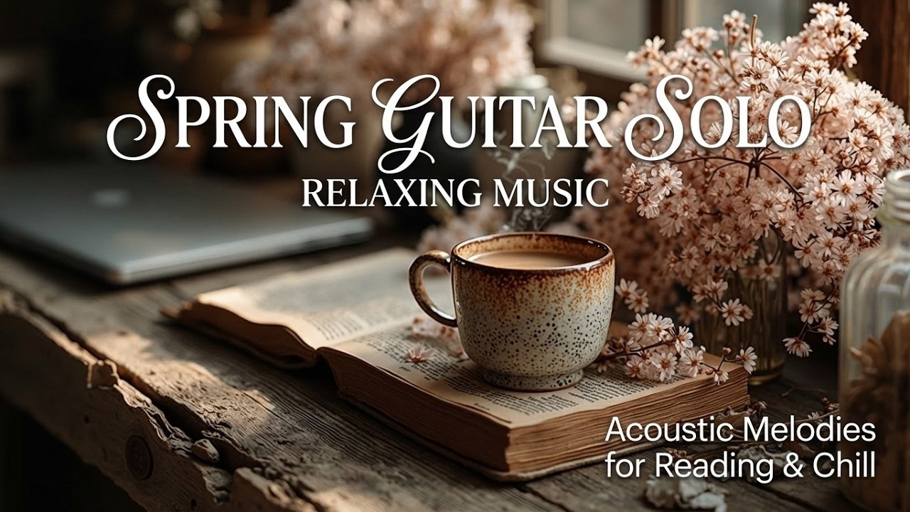 Весеннее соло на гитаре Спокойная акустическая релаксация ~ Нежная музыка
