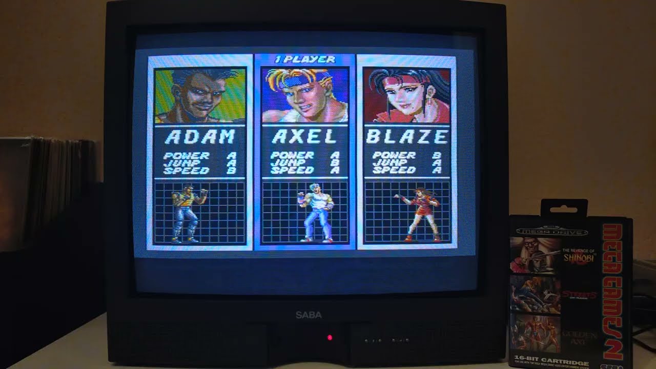 Streets of Rage - Mega Drive ( CRT 22-9-2025 )