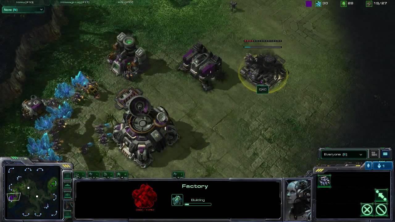 HD MLG Starcraft 2 Qxc vs. HuK 1