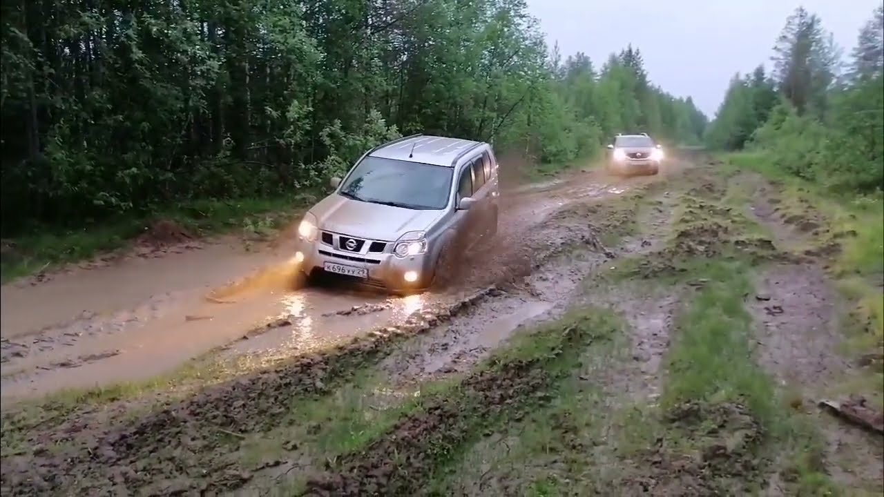 Nissan X-trail 2,0 мкпп на бездорожье