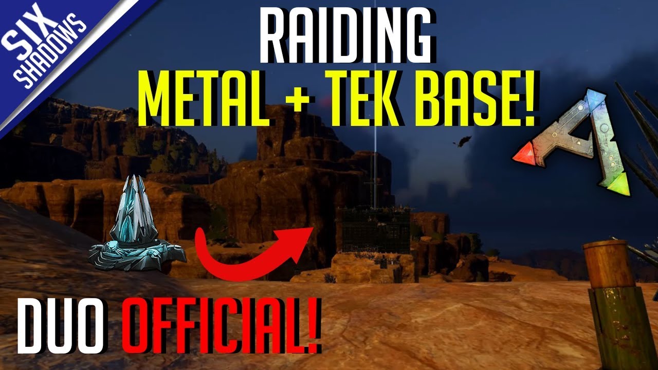 RAIDING A TEK / METAL BASE! | Duo Official PvP - Ep. 15 - Ark: Survival Evolved