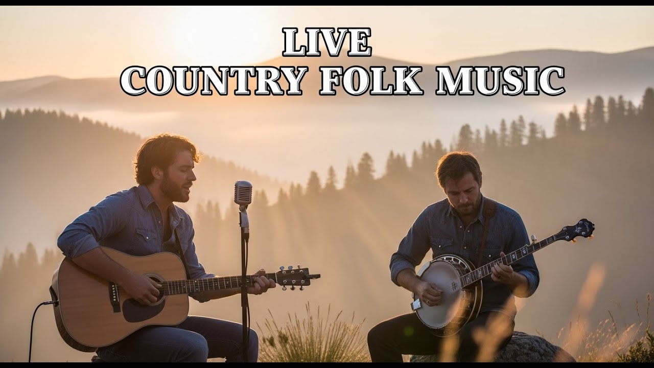 Relaxing Live Folk Country Music for Study, Writing, and Creative Focus