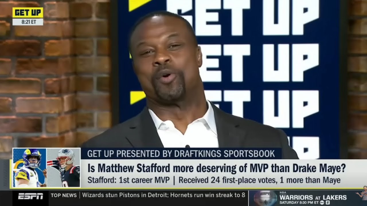GET UP | “Maye deserves it over Stafford” — Jeff Saturday stirs NFL MVP debate