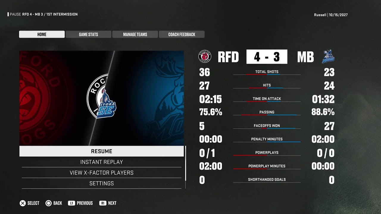 NHL 26' Blackhawks Season AHL