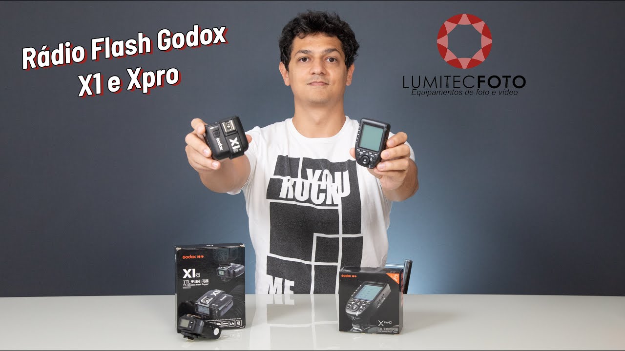 Rádio Flash Godox X1 e Xpro