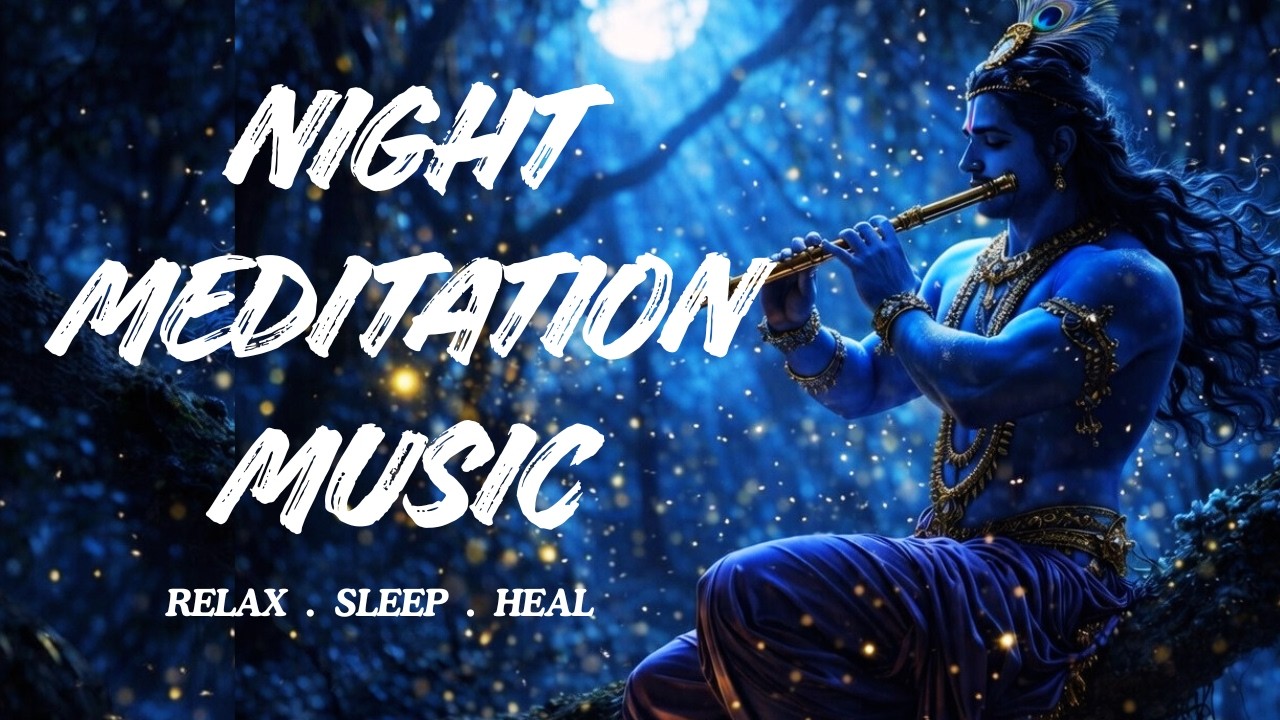 1 HOUR Hare Krishna Mantra for Deep Sleep🌙Sleep Under Krishna’s Blessings GET Divine Peace & Heal