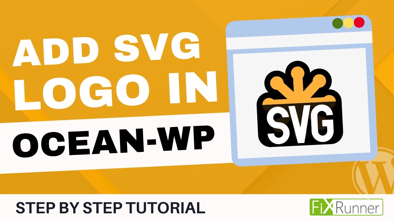 How To Add A SVG Logo In Ocean-WP Theme