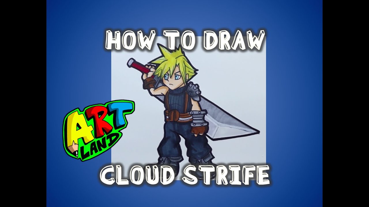 How to Draw CLOUD STRIFE