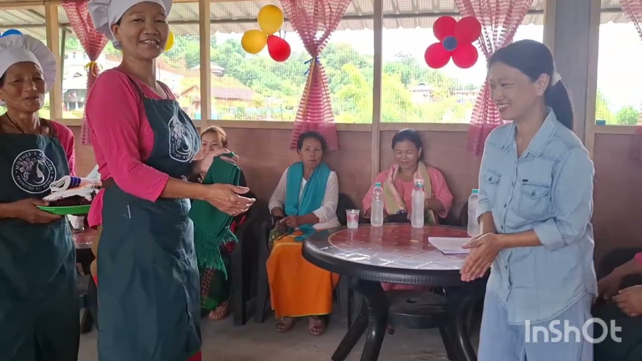 Shanti shg restaurant inauguration programme held at kaying village 