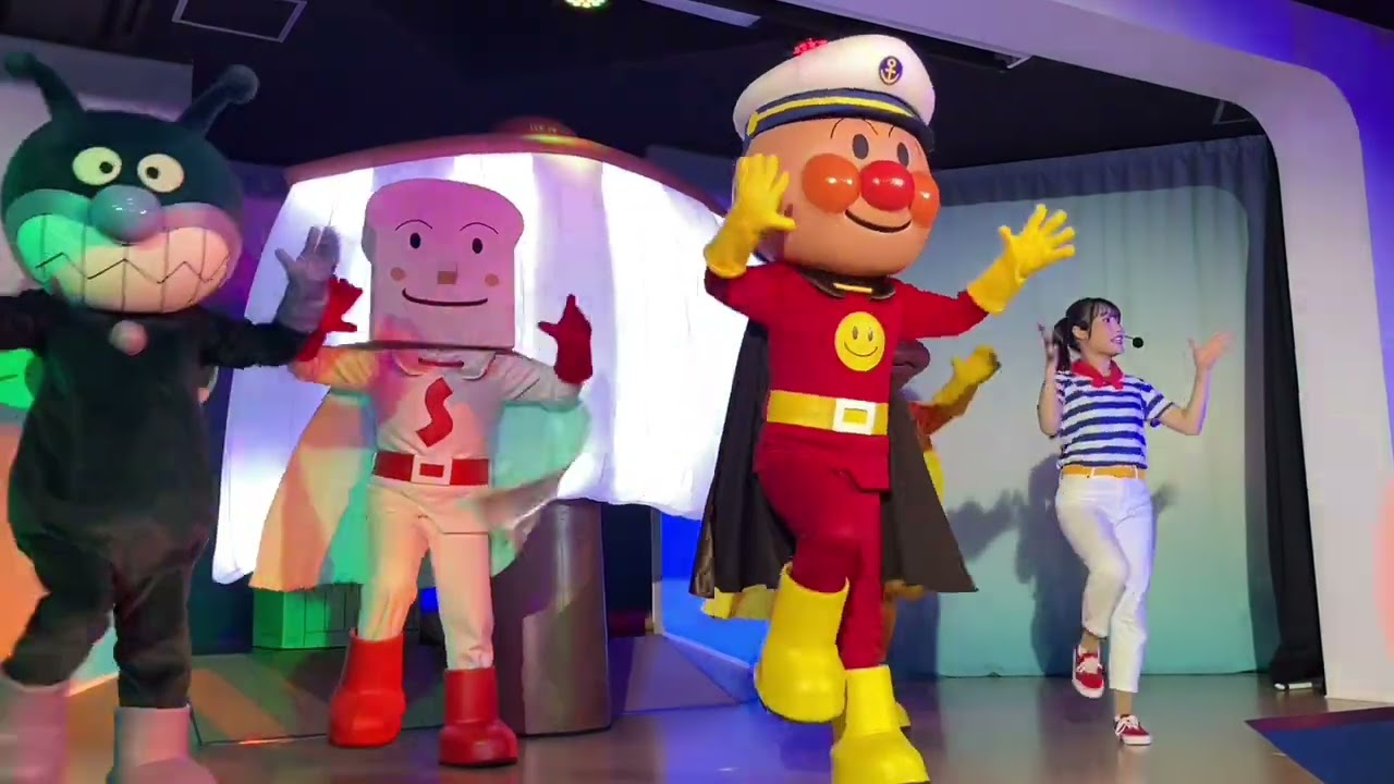 【ノーカット】アンパンマンミュージアム　神戸　ショー　一発撮り