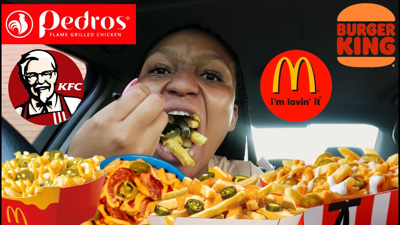 Trying & Ranking Every Fast Food Loaded Fries In South Africa 🇿🇦🔥🤯! #mukbang #foodie #food #eating