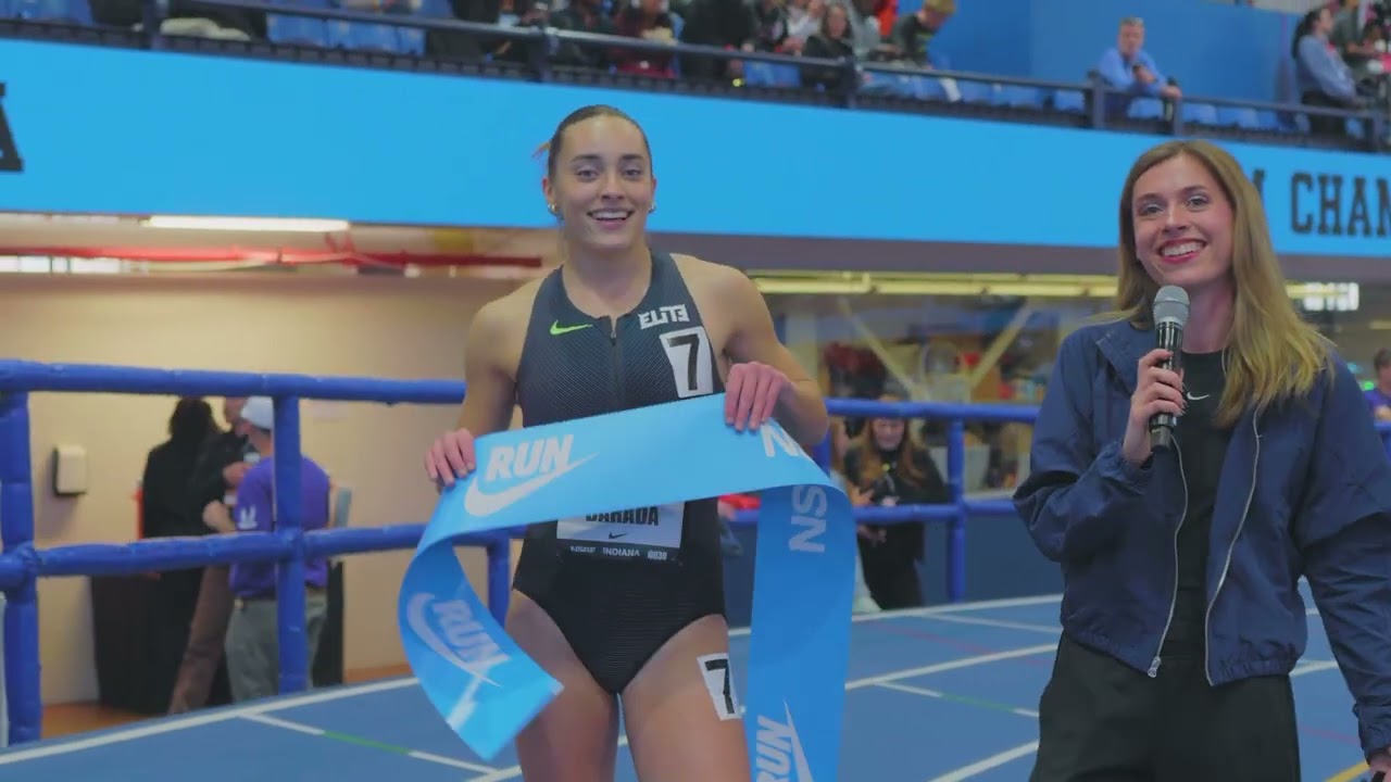 Girls' 800m Championship Final Heat 5 - Nike Indoor Nationals
