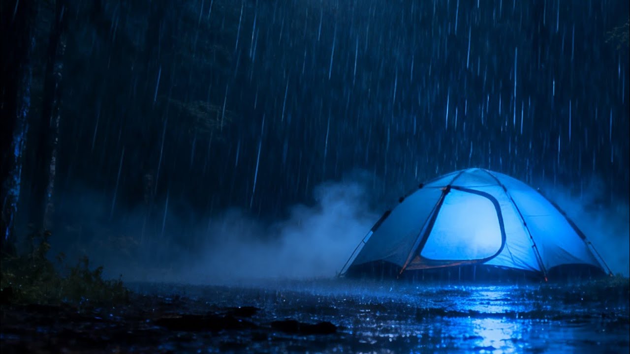 When the Forest Goes Silent Under Heavy Rain
