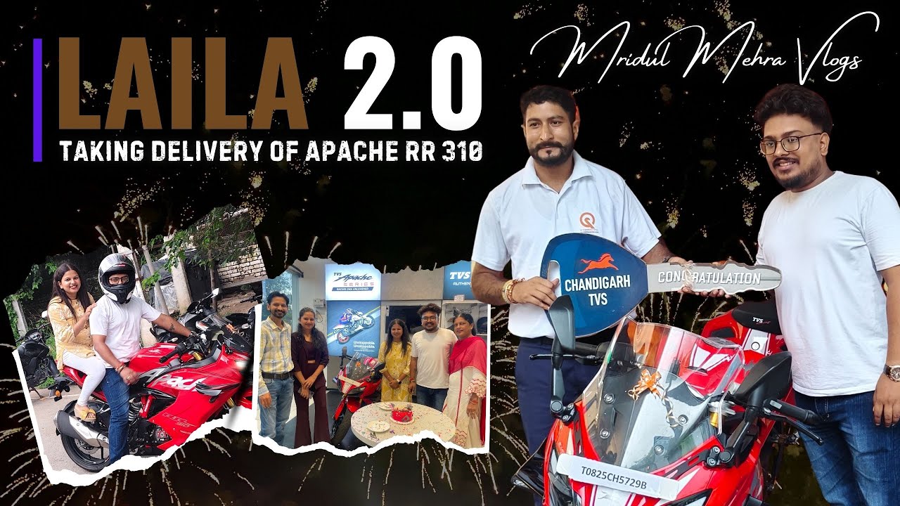 Finally Taking Delivery of My Dream Bike | Apache RR 310 2025 | Laila 2.0 is Here🔥 | #ApacheRR310