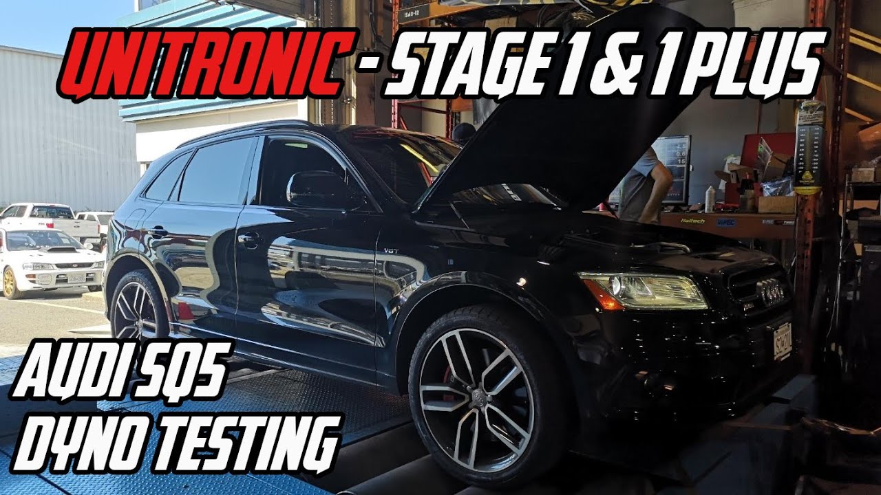Audi SQ5 (B8.5) Unitronic Stage 1/1+ Dyno Testing