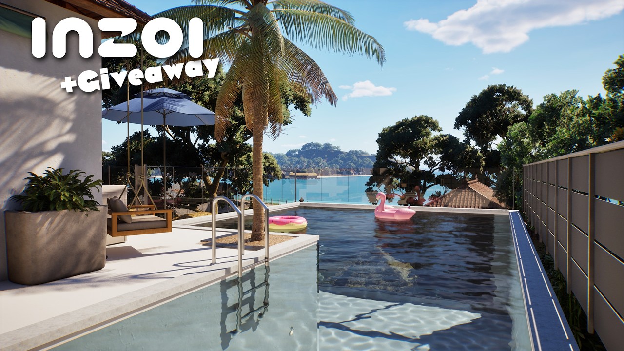 Creating an INFINITY POOL Beach House in INZOI