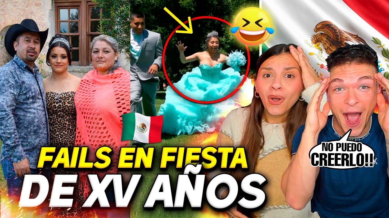 MEJORES FAILS en FIESTA DE XV AÑOS EN MÉXICO😂🇲🇽 *Imposible no reírse*