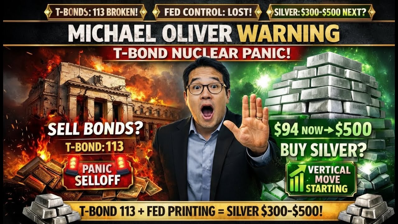 Michael Oliver: T-Bond Nuclear Crisis Will Send Silver VIOLENTLY to $300–$500 | Gold to $8,000