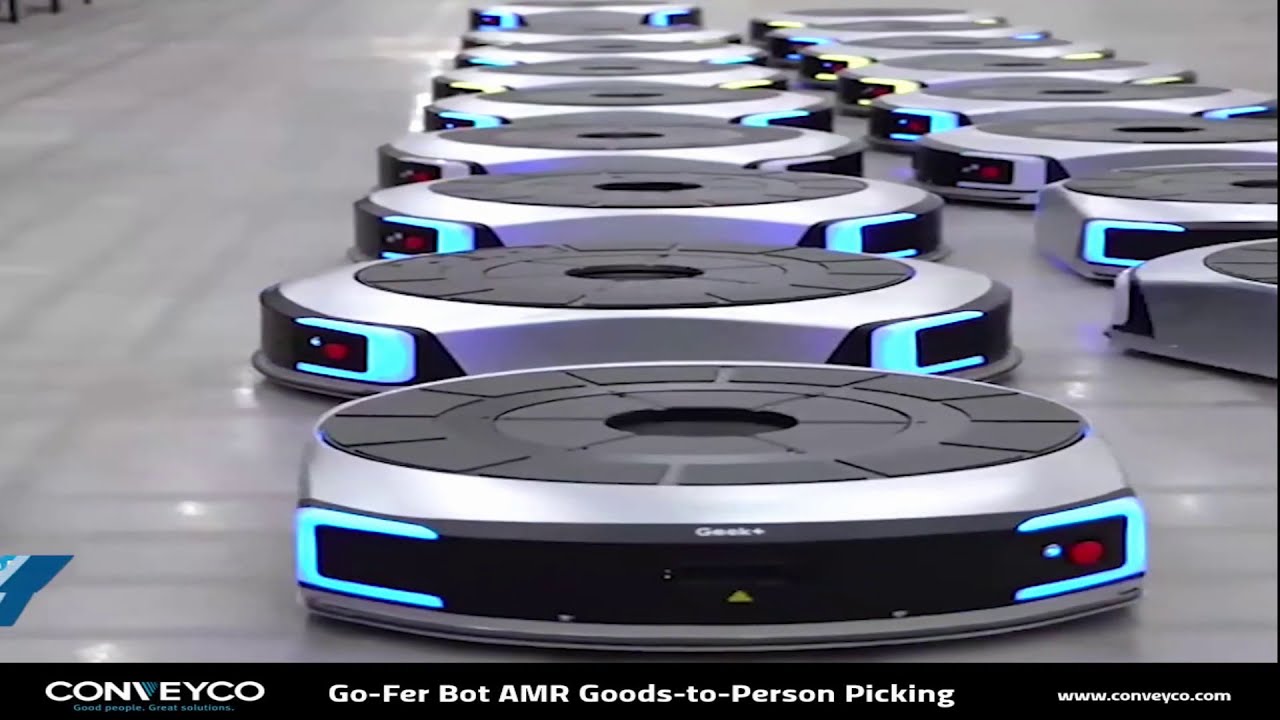 Go-Fer Bot AMR Goods-to-Person Order Picking - Conveyco