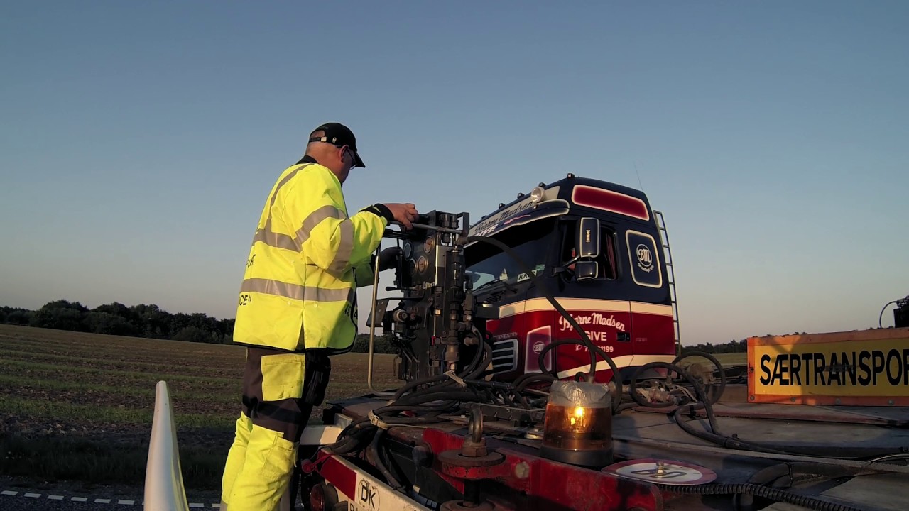 Vindmølletransport med Torben Rafn.