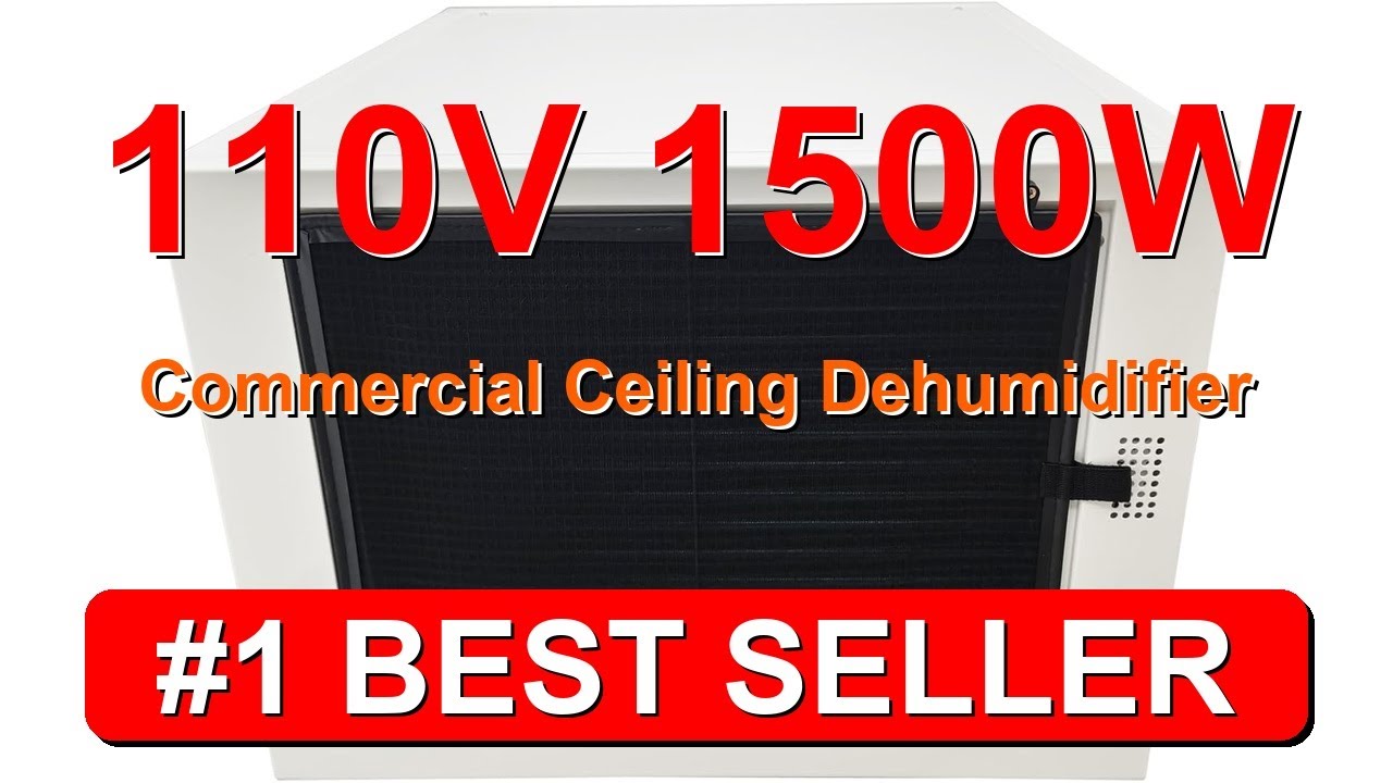 110V 1500W Commercial Ceiling Dehumidifier 160L D Household Basement Dehumidifier - B0DNVHBTLD