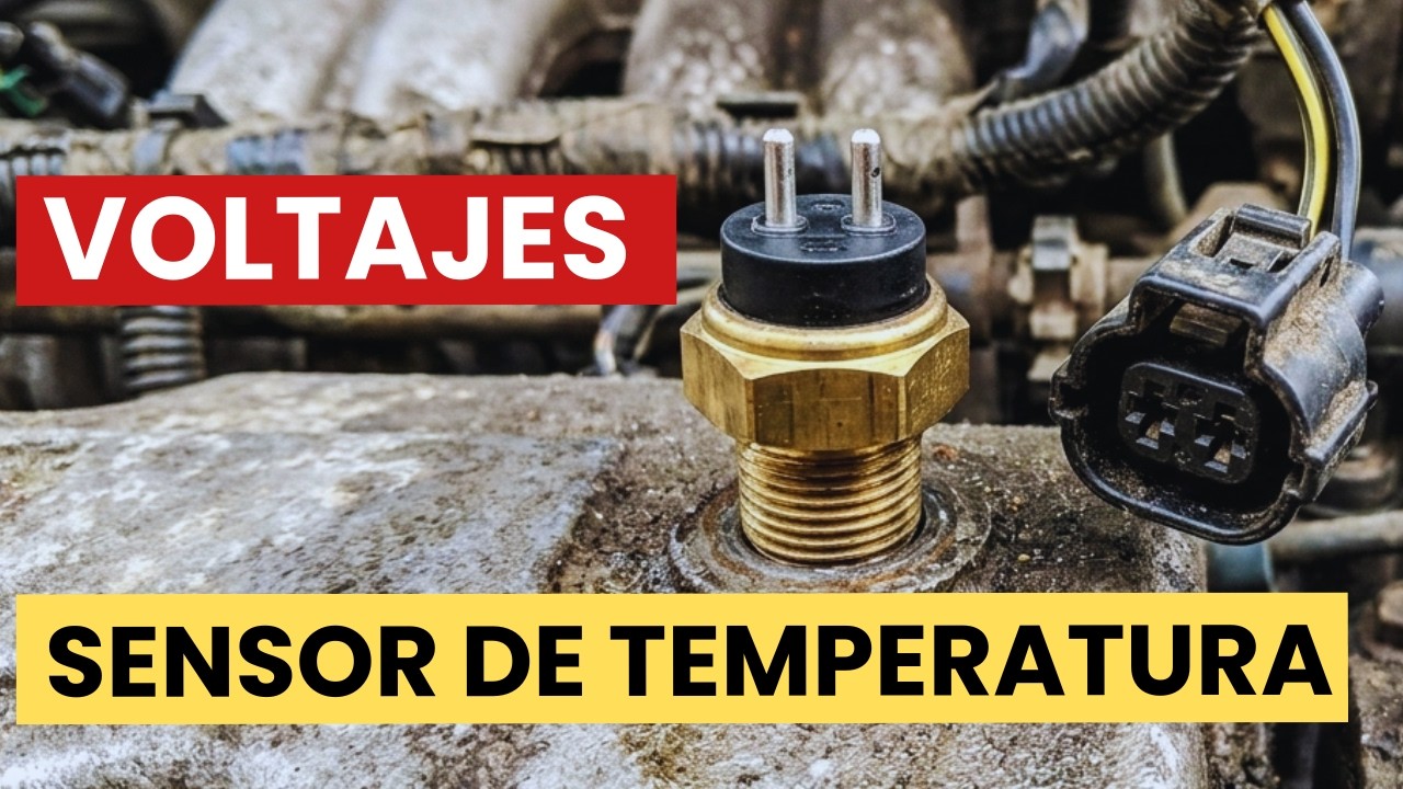 Que voltaje hay en el conector sensor de Temperatura de motor