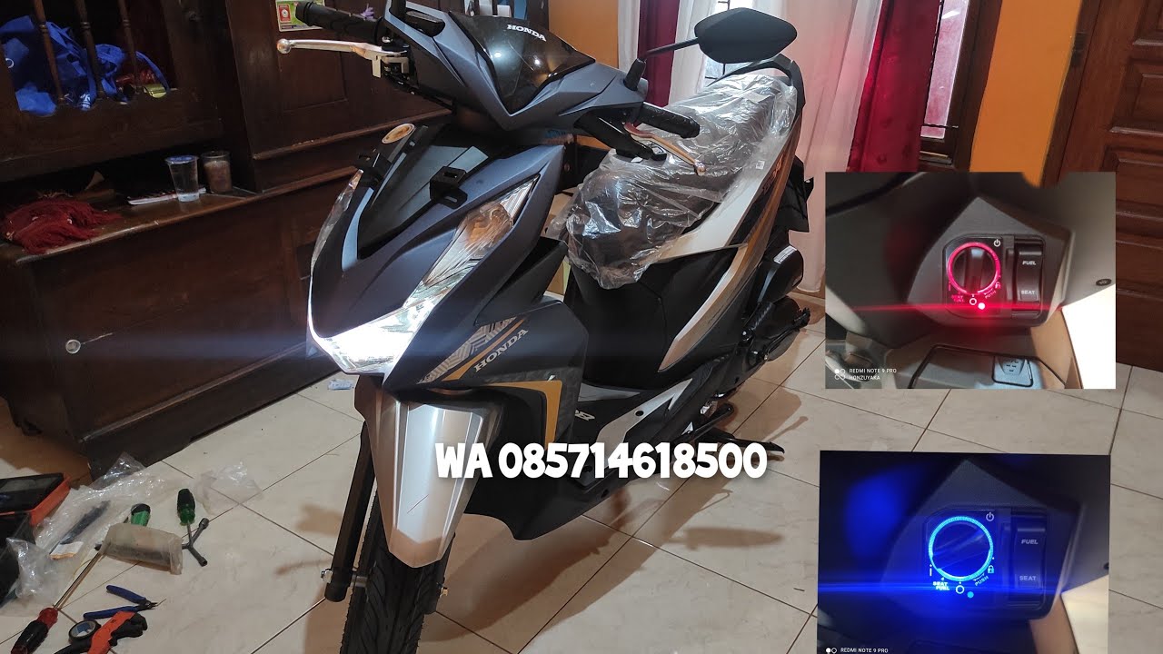 cara pasang keyless PCX 160 di motor honda new beat genio scoopy vario 110 125 150