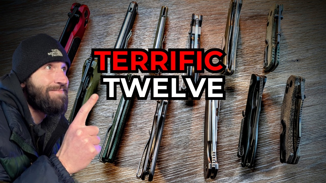 12 Must-Have EDC Knives UNDER $100 | Best Value For The Money!
