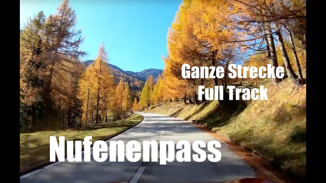 Nufenenpass Switzerland - Car Ride in 4K Full Lenght - Stunning Colors!!!
