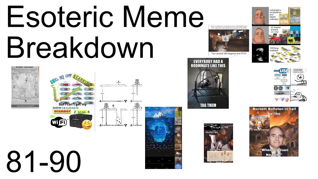 Esoteric Meme Breakdown Episodes 81-90