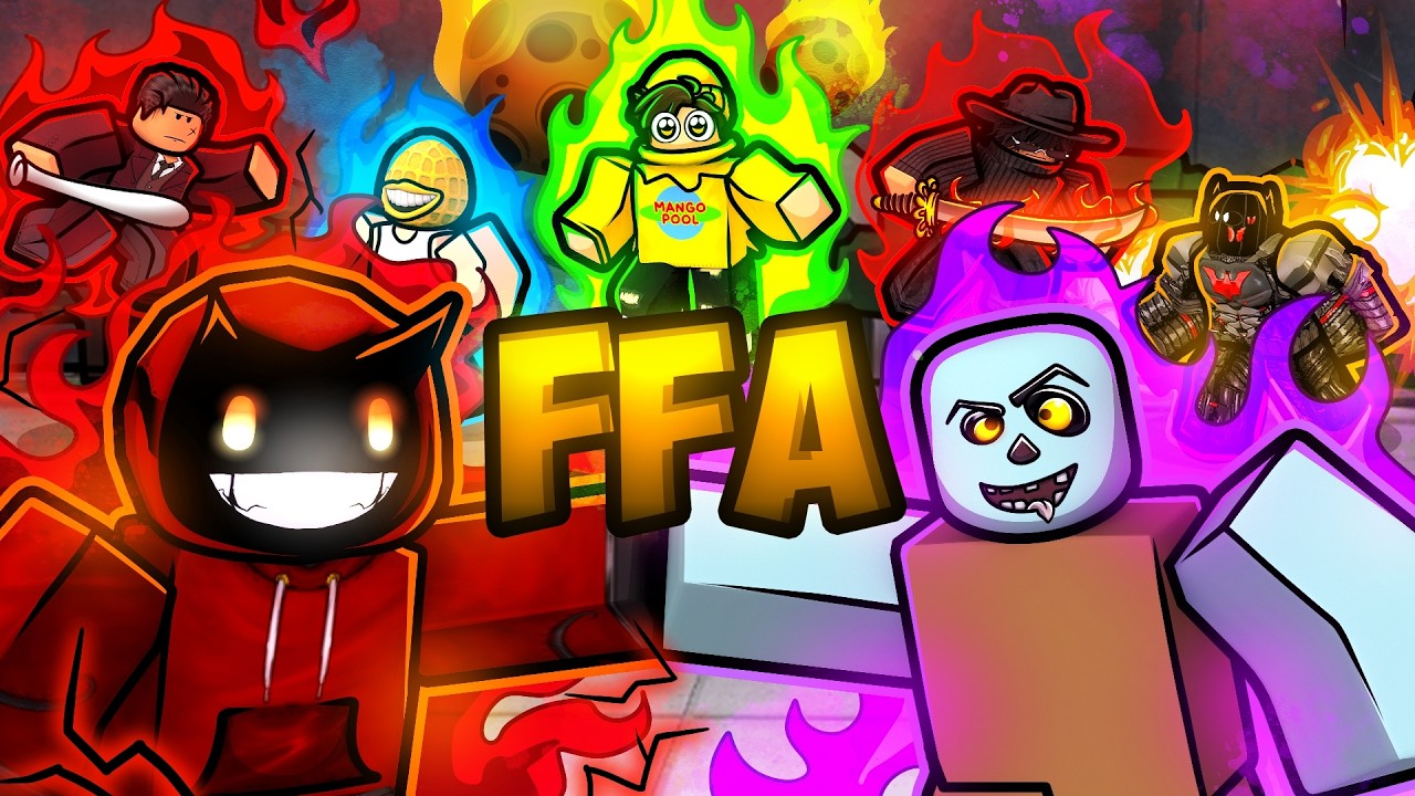I Was in A YOUTUBER ULTIMATE FREE FOR ALL in ROBLOX The Strongest Battlegrounds...
